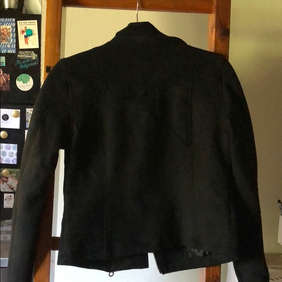 BRAND NEW members only faux suede biker jacket - Picture 4 of 4